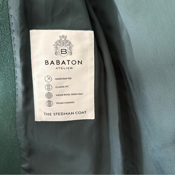 Aritzia Babaton Green Stedman Coat - Picture 6 of 8